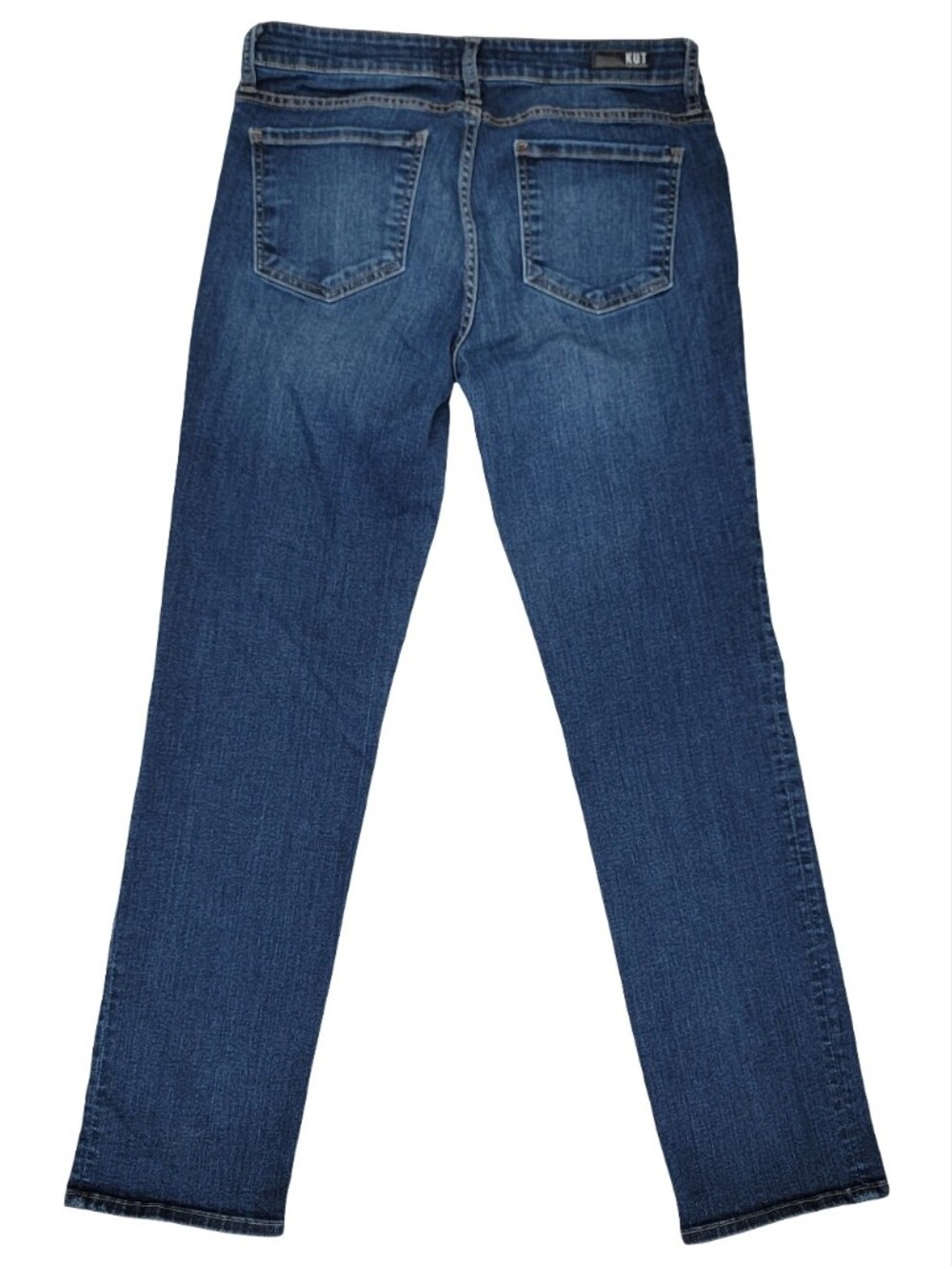 Kut From the Kloth Catherine Boyfriend Jeans Blue Slim Straight Leg Women’s 6 - Picture 4 of 17